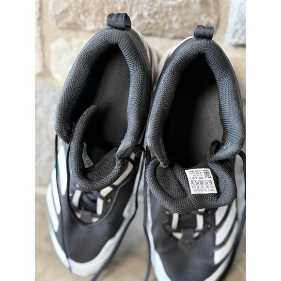 Adidas Icon 6 Bounce Black-White Men's Footwear Baseball Cleats FX2468 Size 13 - Picture 14 of 16